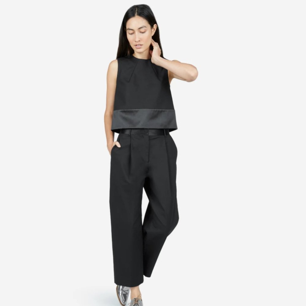 Everlane The E2 Wide-Leg Crop Pant